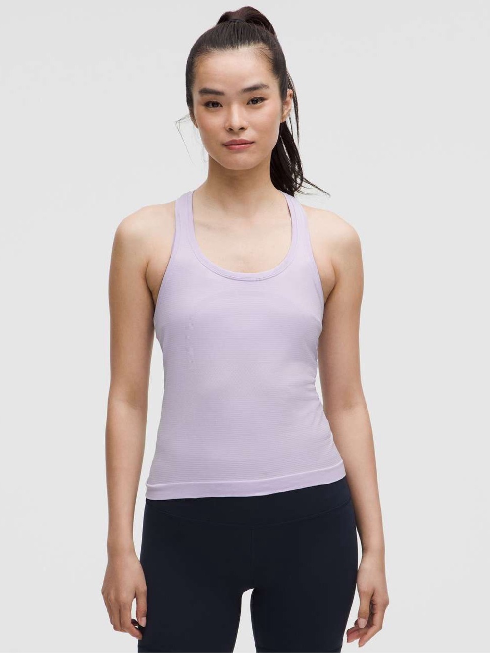Lululemon Swiftly Tech Racerback Tank 2.0 Race Length Lavender Size 14 NWT
